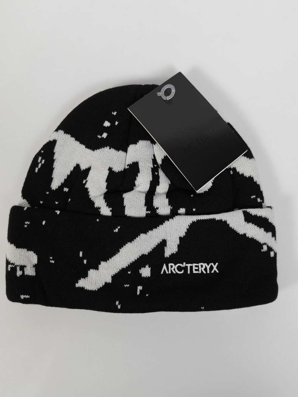 Arc'teryx Black And White Bird Head Toque Beanie